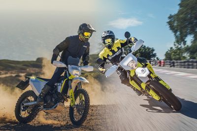 Master the terrain and discover the open road – 701 Enduro and 701 Supermoto models available now